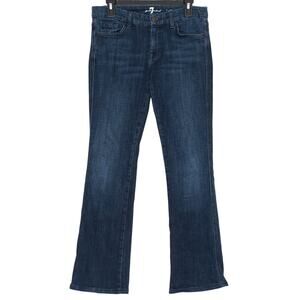 7 For All Mankind Womens Jeans A Pocket Bootcut Casual Minimalist Blue Size 30